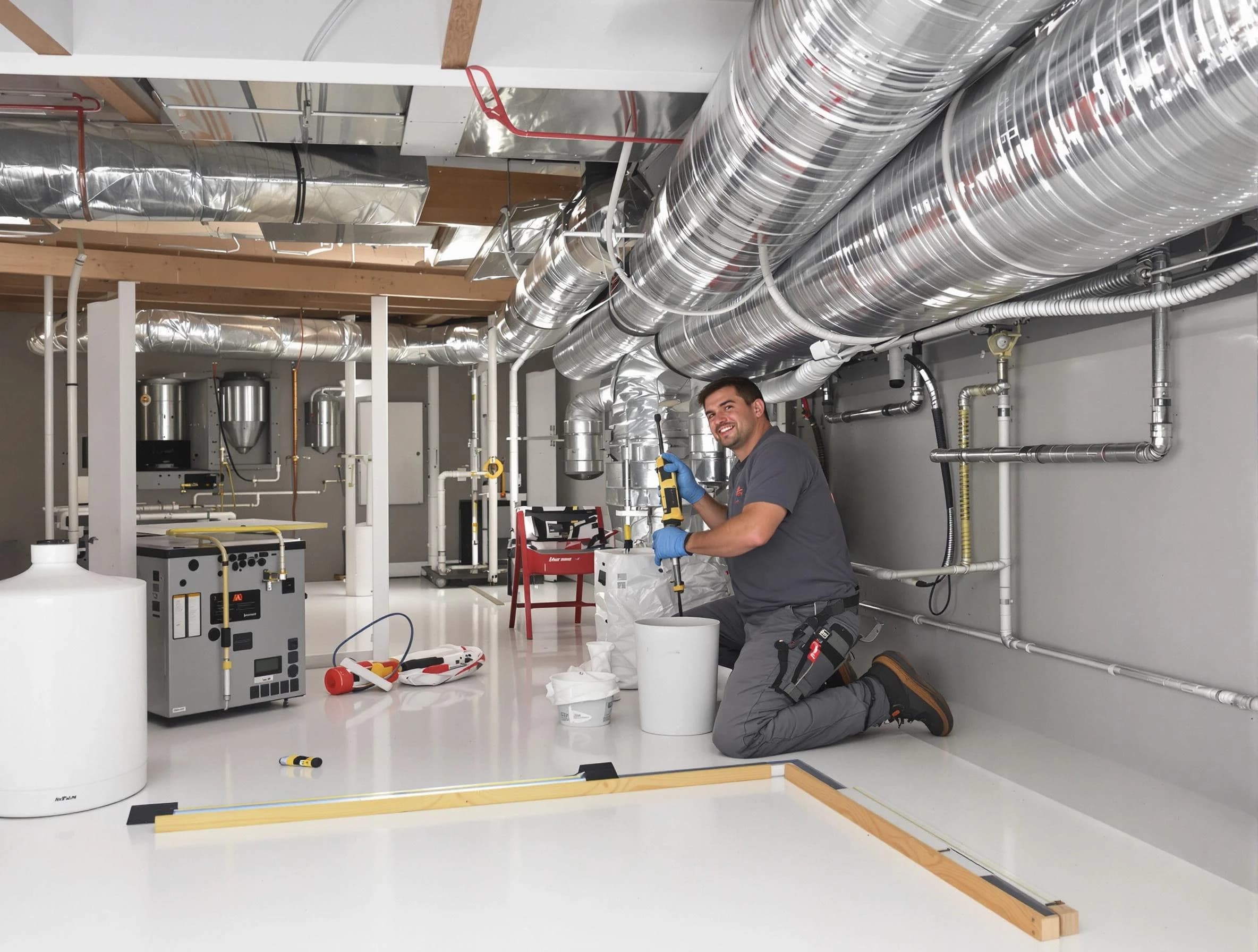 Professional duct sealing service by Portland Air Duct Cleaning in Portland