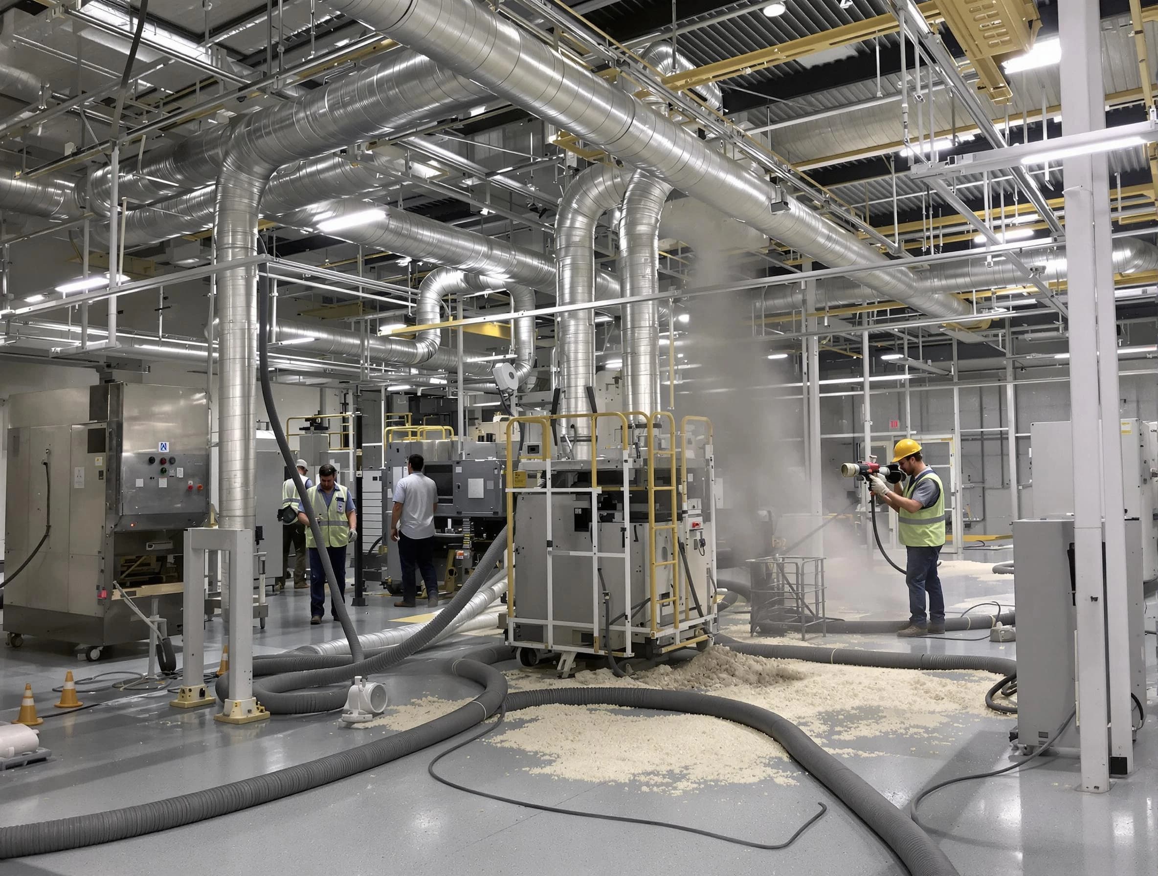 Heavy-duty industrial duct cleaning by Portland Air Duct Cleaning in Portland