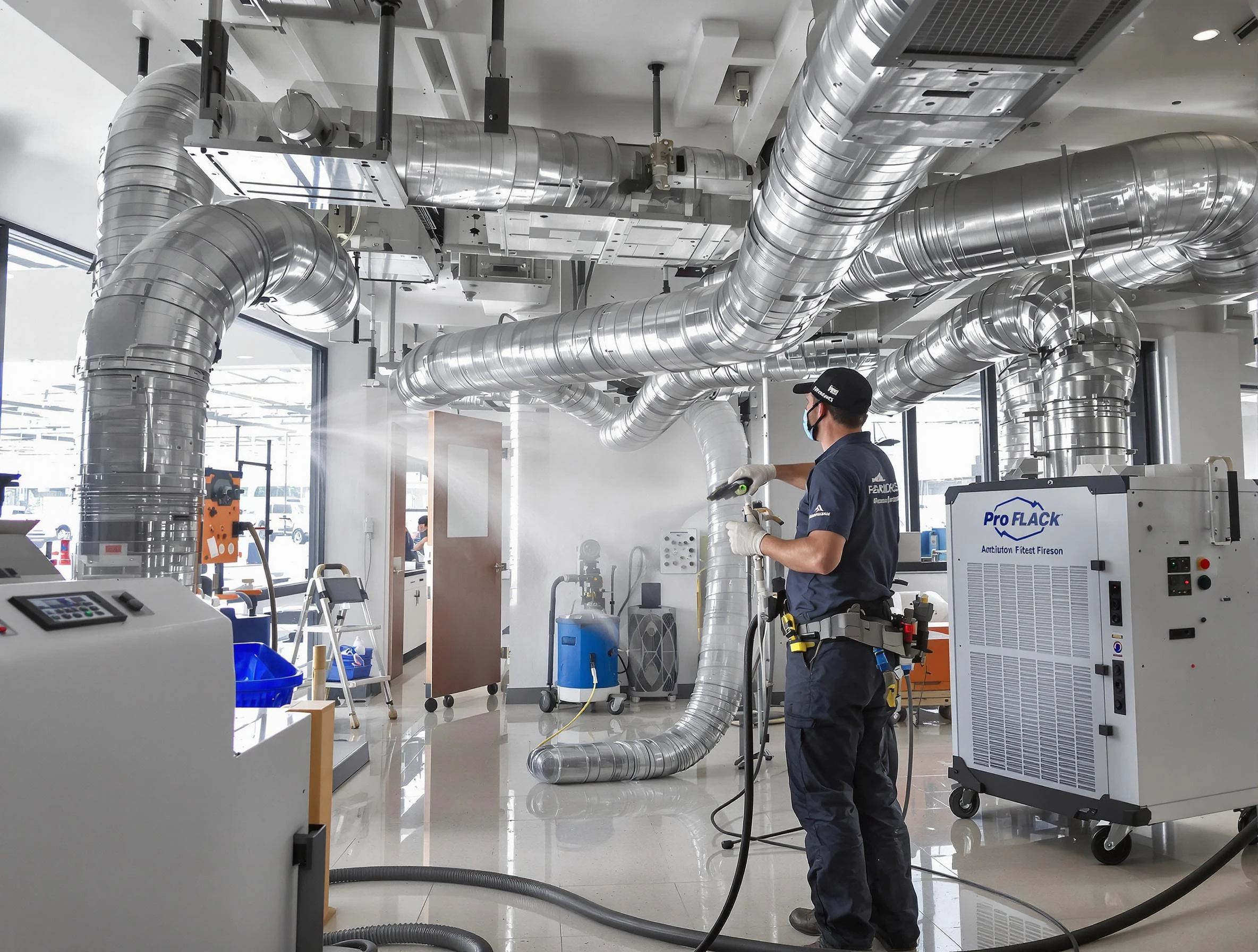 Negative Pressure Air Duct Cleaning in Portland