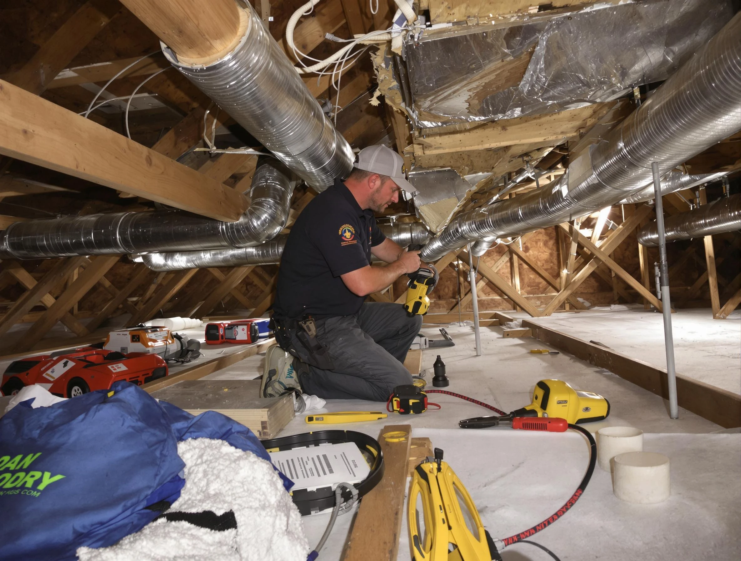 Professional air duct repair by Portland Air Duct Cleaning in Portland